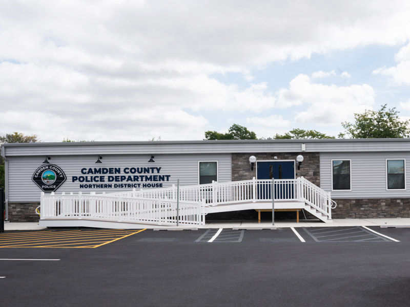 temporary government building - camden police station